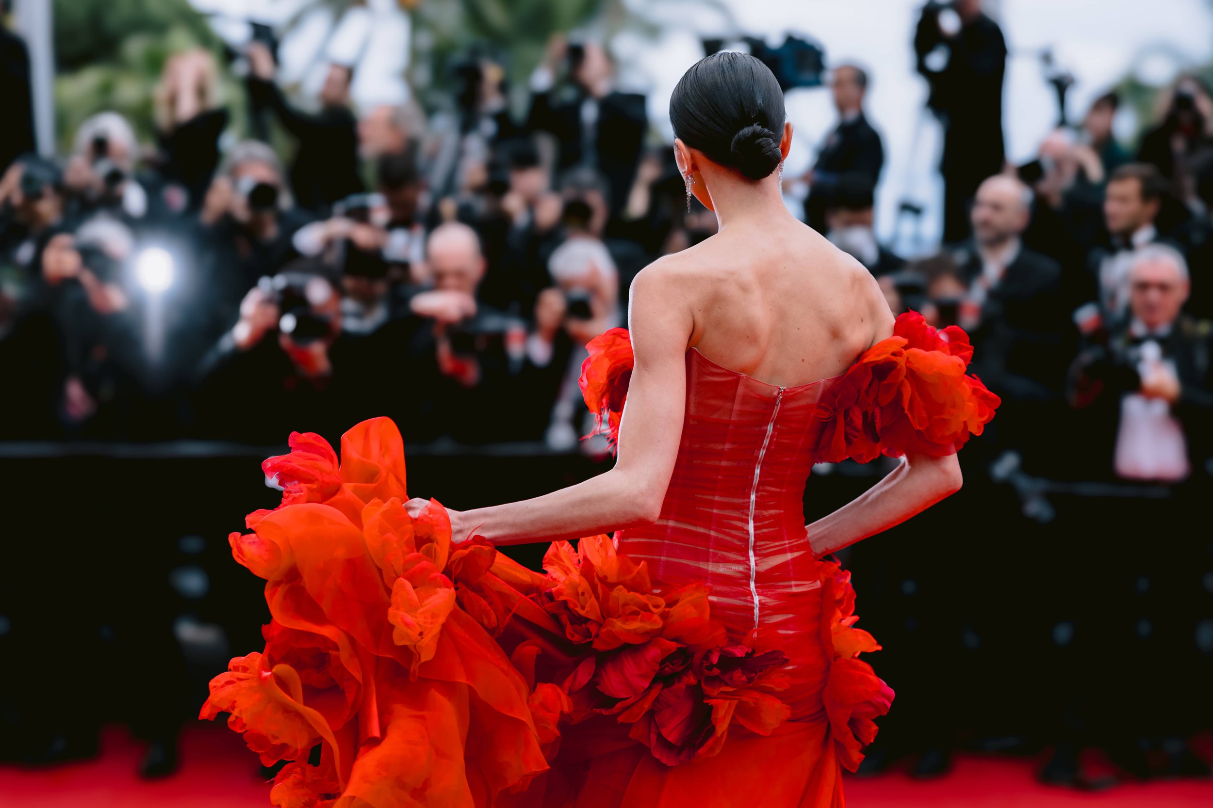 cannes film festival photographer - red carpet coverage - fashion dress