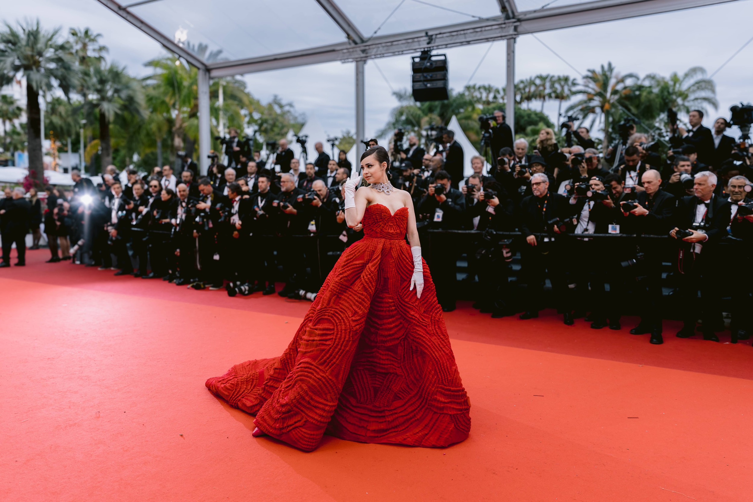 cannes red carpet photographer - fashion dress photo on the cannes film festival red carpet